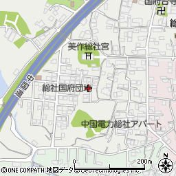 岡山県津山市総社503周辺の地図