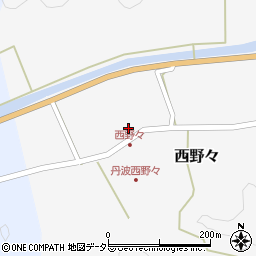 兵庫県丹波篠山市西野々251周辺の地図