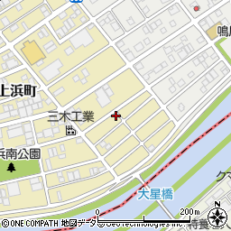 愛知県名古屋市南区上浜町382周辺の地図
