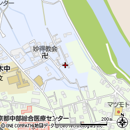 京都府南丹市八木町南広瀬川端周辺の地図