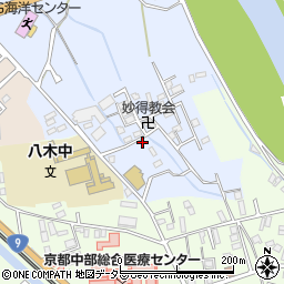 京都府南丹市八木町南広瀬上野周辺の地図