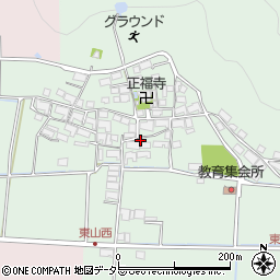 兵庫県多可郡多可町中区東山437周辺の地図