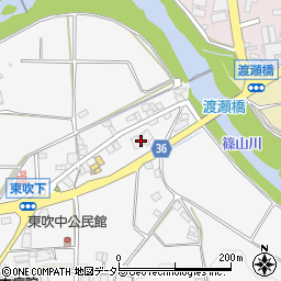 兵庫県丹波篠山市東吹1258周辺の地図