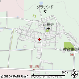兵庫県多可郡多可町中区東山419-1周辺の地図