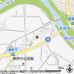 兵庫県丹波篠山市東吹1200-10周辺の地図