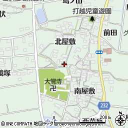 愛知県みよし市打越町北屋敷51周辺の地図