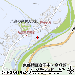 京都府京都市左京区八瀬近衛町617周辺の地図