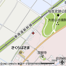 滋賀県野洲市小篠原168周辺の地図