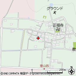 兵庫県多可郡多可町中区東山374周辺の地図
