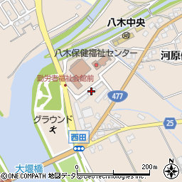 京都府南丹市八木町西田（金井畠）周辺の地図