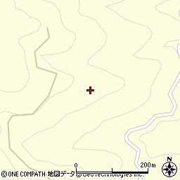 愛知県設楽町（北設楽郡）田峯（カランツケ沢）周辺の地図