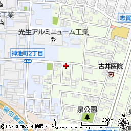 愛知県豊田市泉町山田周辺の地図