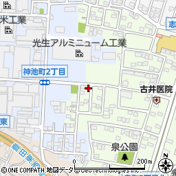 古川パーキング☆アキッパ駐車場周辺の地図