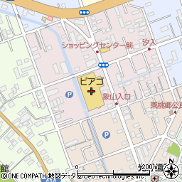 ピアゴ香貫店周辺の地図
