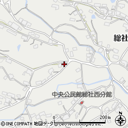 岡山県津山市総社1255周辺の地図