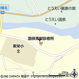 東栄町役場　福祉課周辺の地図
