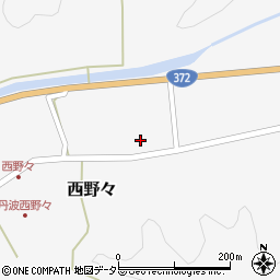 兵庫県丹波篠山市西野々442周辺の地図