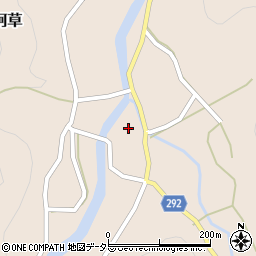 兵庫県丹波市山南町阿草291周辺の地図