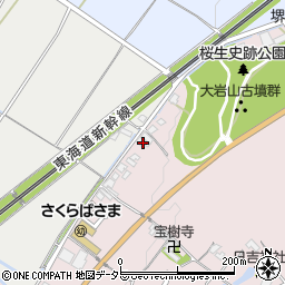 滋賀県野洲市小篠原167周辺の地図