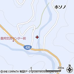 愛知県北設楽郡設楽町豊邦段戸山周辺の地図