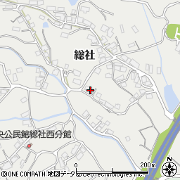 岡山県津山市総社956周辺の地図