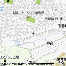 愛知県豊田市志賀町下番戸21-6周辺の地図