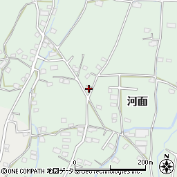 岡山県津山市河面1235-3周辺の地図