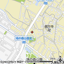 滋賀県守山市小島町1650-2周辺の地図