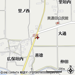 京都府亀岡市旭町（善徳）周辺の地図