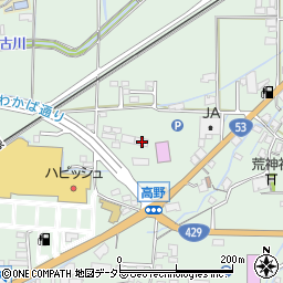 岡山県津山市高野本郷1476-2周辺の地図