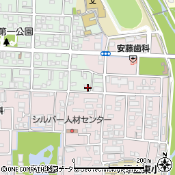 岡山県津山市北園町4-18周辺の地図