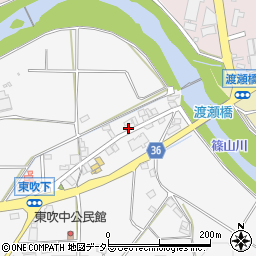兵庫県丹波篠山市東吹882周辺の地図