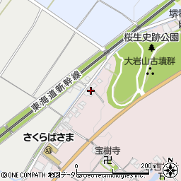滋賀県野洲市小篠原164周辺の地図