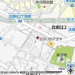 滋賀県大津市比叡辻2丁目11周辺の地図