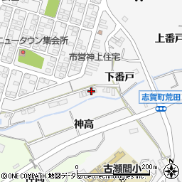 愛知県豊田市志賀町下番戸23周辺の地図
