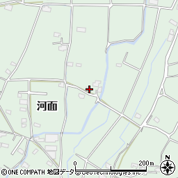 岡山県津山市河面1017-10周辺の地図