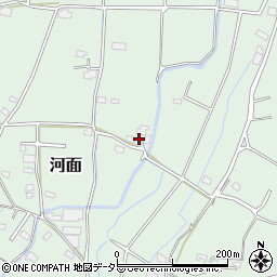 岡山県津山市河面1017周辺の地図