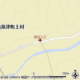 熊谷入口周辺の地図