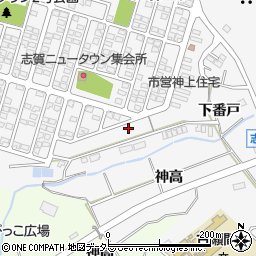 愛知県豊田市志賀町下番戸21-31周辺の地図