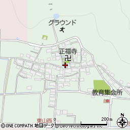 兵庫県多可郡多可町中区東山445周辺の地図