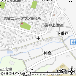 愛知県豊田市志賀町下番戸21-11周辺の地図