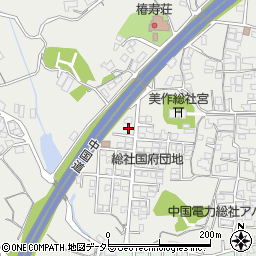 岡山県津山市総社518周辺の地図