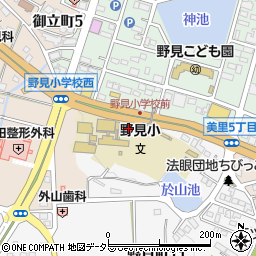 豊田市立野見小学校周辺の地図