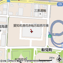 株式会社岡崎花き卸売市場周辺の地図
