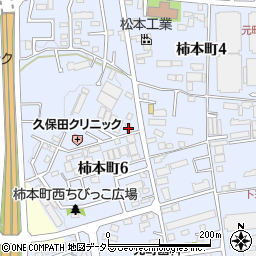 愛知県豊田市柿本町周辺の地図