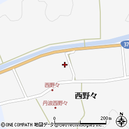 兵庫県丹波篠山市西野々278周辺の地図