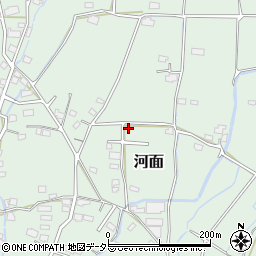 岡山県津山市河面1042-4周辺の地図