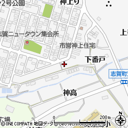 愛知県豊田市志賀町下番戸1029周辺の地図