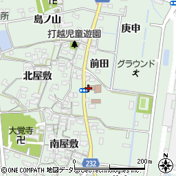 愛知県みよし市打越町前田周辺の地図