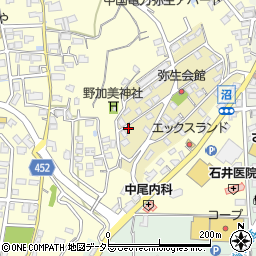 岡山県津山市弥生町80周辺の地図